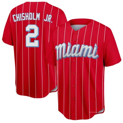 Youth Miami Marlins Jazz Chisholm Jr. Black Golden Alternate