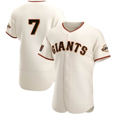 Men's J.D. Davis San Francisco Giants Authentic Cream Home Jersey