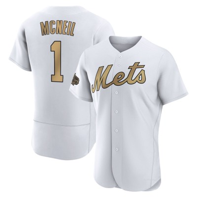 Men's Jeff McNeil New York Mets Game White Authentic 2022 All-Star Jersey