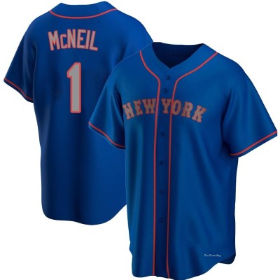 Men's Jeff McNeil New York Mets Replica Royal Alternate Road Jersey