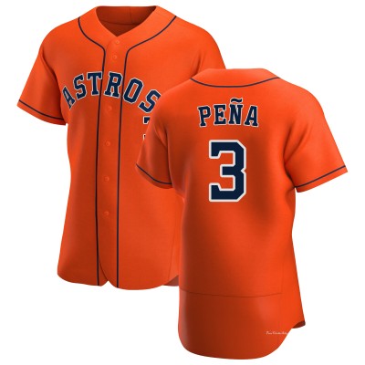 Men's Jeremy Pena Houston Astros Authentic Orange Alternate Jersey