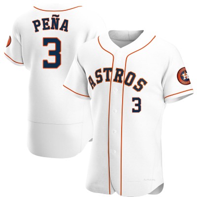 Men's Jeremy Pena Houston Astros Authentic White Home Jersey