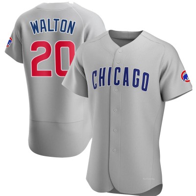 Men's Jerome Walton Chicago Cubs Authentic Gray Road Jersey