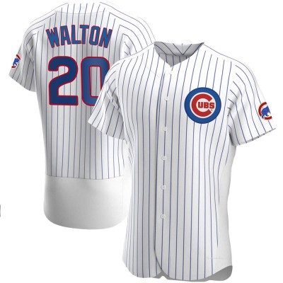 Men's Jerome Walton Chicago Cubs Authentic White Home Jersey