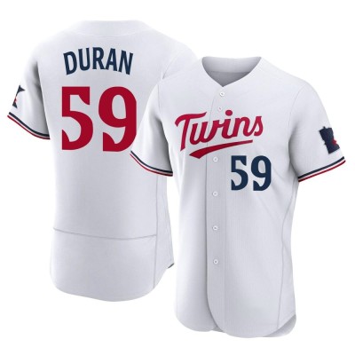 Men's Jhoan Duran Minnesota Twins Authentic White Home Jersey