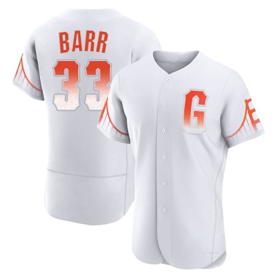 Men's Jim Barr San Francisco Giants Authentic White 2021 City Connect Jersey