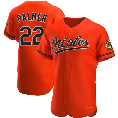 Men's Jim Palmer Baltimore Orioles Authentic Orange Alternate Jersey