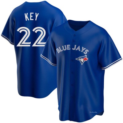 Men's Jimmy Key Toronto Blue Jays Replica Royal Alternate Jersey