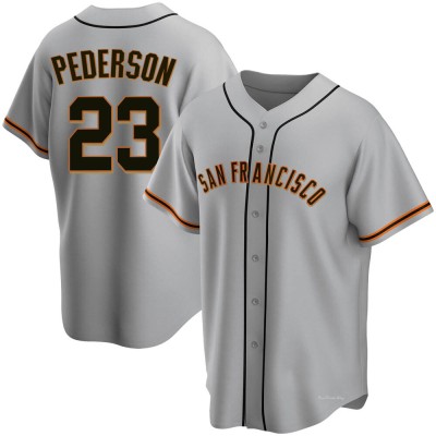 Men's Joc Pederson San Francisco Giants Replica Gray Road Jersey