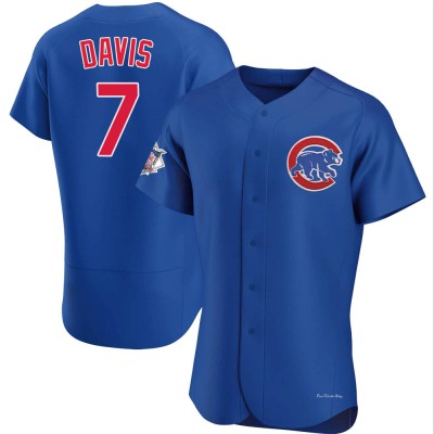 Men's Jody Davis Chicago Cubs Authentic Royal Alternate Jersey