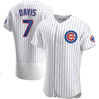 Men's Jody Davis Chicago Cubs Authentic White Home Jersey