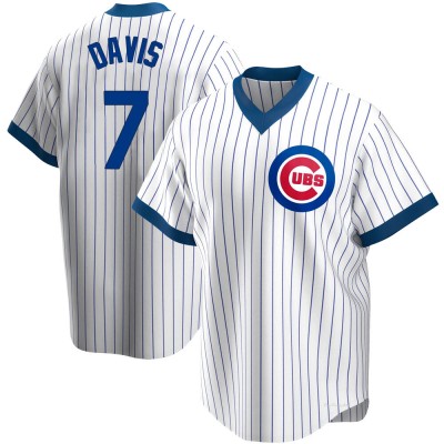 Men's Jody Davis Chicago Cubs Replica White Home Cooperstown Collection Jersey