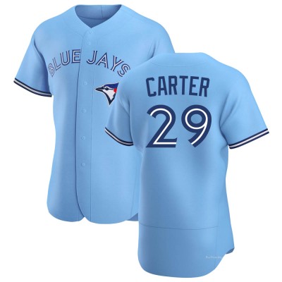 Men's Joe Carter Toronto Blue Jays Authentic Blue Powder Alternate Jersey