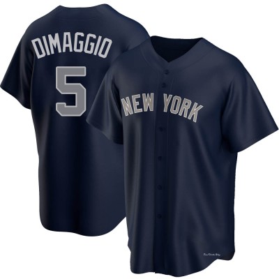 Men's Joe DiMaggio New York Yankees Replica Navy Alternate Jersey