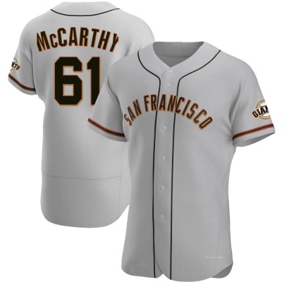 Men's Joe McCarthy San Francisco Giants Authentic Gray Road Jersey