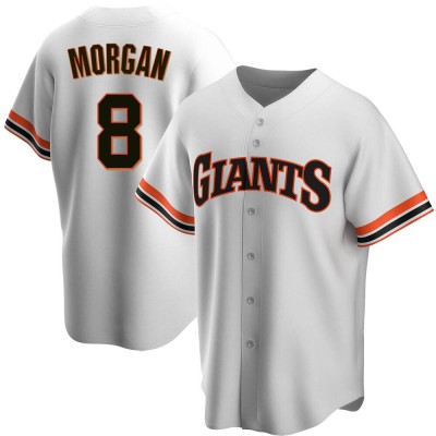 Men's Joe Morgan San Francisco Giants Replica White Home Cooperstown Collection Jersey