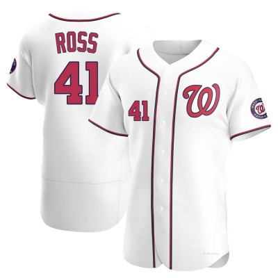 Men's Joe Ross Washington Nationals Authentic White Home Jersey