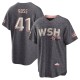 Men's Joe Ross Washington Nationals Replica Gray 2022 City Connect Jersey