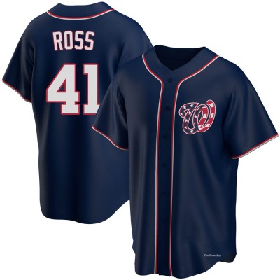 Men's Joe Ross Washington Nationals Replica Navy Alternate Team Jersey