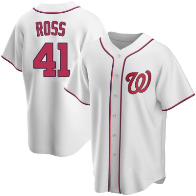 Men's Joe Ross Washington Nationals Replica White Home Jersey