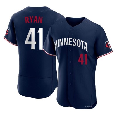 Men's Joe Ryan Minnesota Twins Authentic Navy Alternate Jersey