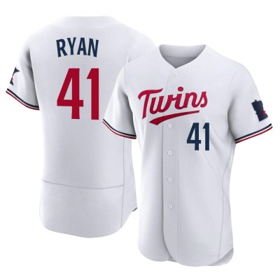 Men's Joe Ryan Minnesota Twins Authentic White Home Jersey