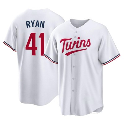 Men's Joe Ryan Minnesota Twins Replica White Home Jersey