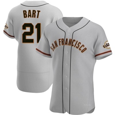 Men's Joey Bart San Francisco Giants Authentic Gray Road Jersey