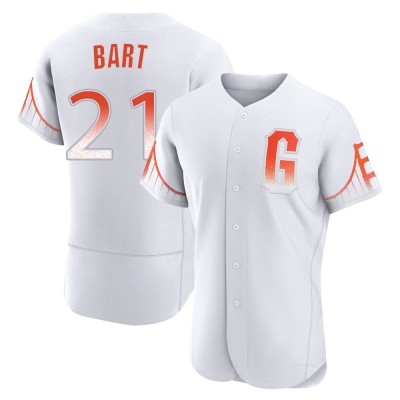 Men's Joey Bart San Francisco Giants Authentic White 2021 City Connect Jersey