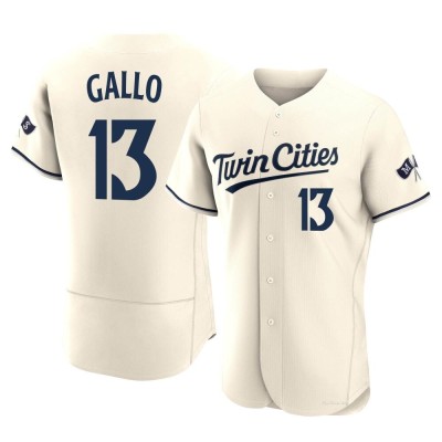 Men's Joey Gallo Minnesota Twins Authentic Cream Alternate 2023 Jersey