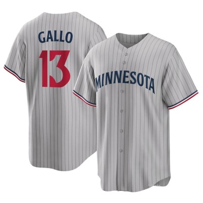 Men's Joey Gallo Minnesota Twins Replica Gray Road Jersey