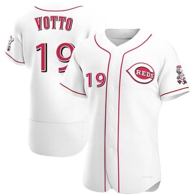 Men's Joey Votto Cincinnati Reds Authentic White Home Jersey