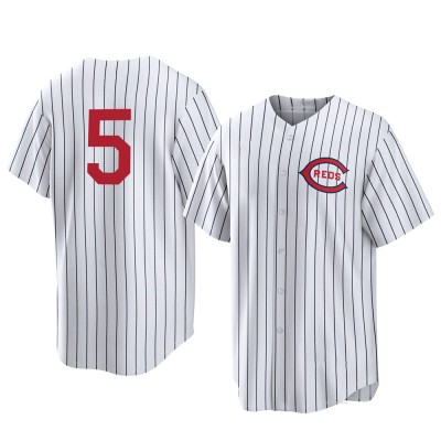 Men's Johnny Bench Cincinnati Reds Replica White 2022 Field Of Dreams Jersey