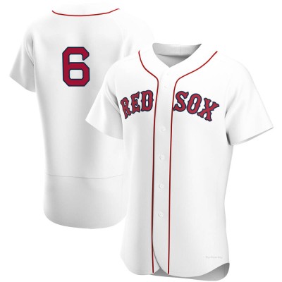 Men's Johnny Pesky Boston Red Sox Authentic White Home Team Jersey