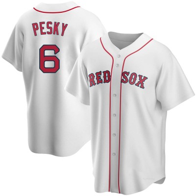 Men's Johnny Pesky Boston Red Sox Replica White Home Jersey