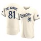 Men's Jordan Balazovic Minnesota Twins Authentic Cream Alternate 2023 Jersey