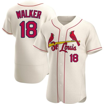 Men's Jordan Walker St. Louis Cardinals Authentic Cream Alternate Jersey