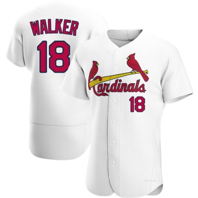 Men's Jordan Walker St. Louis Cardinals Authentic White Home Jersey