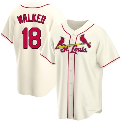 Men's Jordan Walker St. Louis Cardinals Replica Cream Alternate Jersey