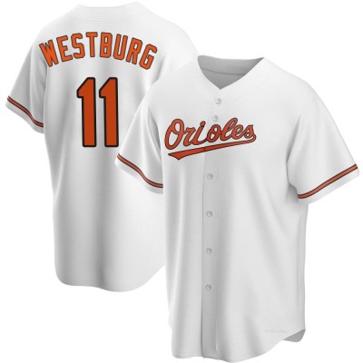 Men's Jordan Westburg Baltimore Orioles Replica White Home Jersey