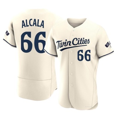 Men's Jorge Alcala Minnesota Twins Authentic Cream Alternate 2023 Jersey