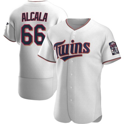 Men's Jorge Alcala Minnesota Twins Authentic White Home Jersey