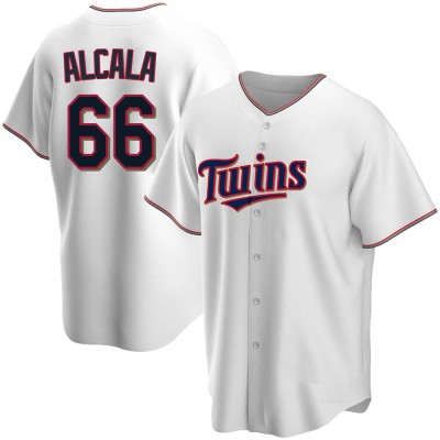 Men's Jorge Alcala Minnesota Twins Replica White Home Jersey