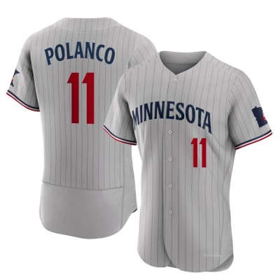 Men's Jorge Polanco Minnesota Twins Authentic Gray Road Jersey