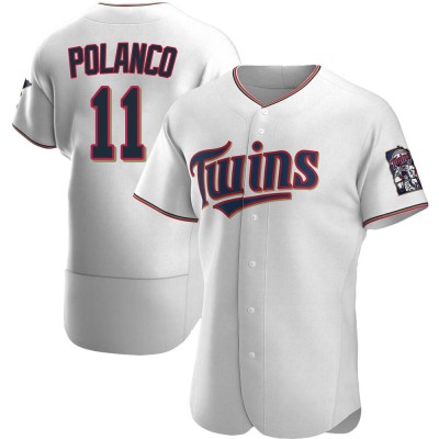 Men's Jorge Polanco Minnesota Twins Authentic White Home Jersey