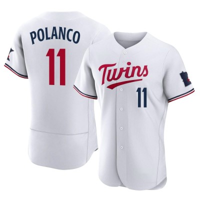 Men's Jorge Polanco Minnesota Twins Authentic White Home Jersey