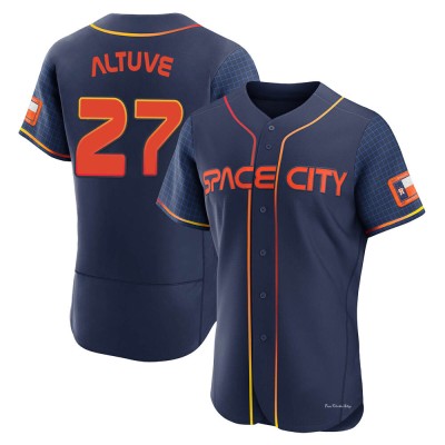 Men's Jose Altuve Houston Astros Authentic Navy 2022 City Connect Jersey