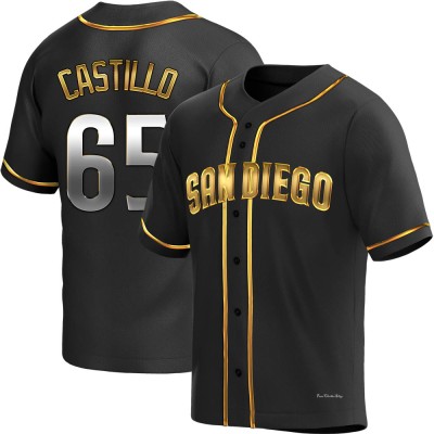 Men's Jose Castillo San Diego Padres Replica Black Golden Alternate Jersey