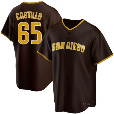 Men's Jose Castillo San Diego Padres Replica Brown Road Jersey