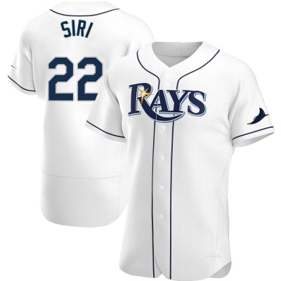 Men's Jose Siri Tampa Bay Rays Authentic White Home Jersey